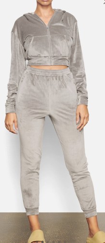 SKIMS Velour Oversized Jogger in Smoke 