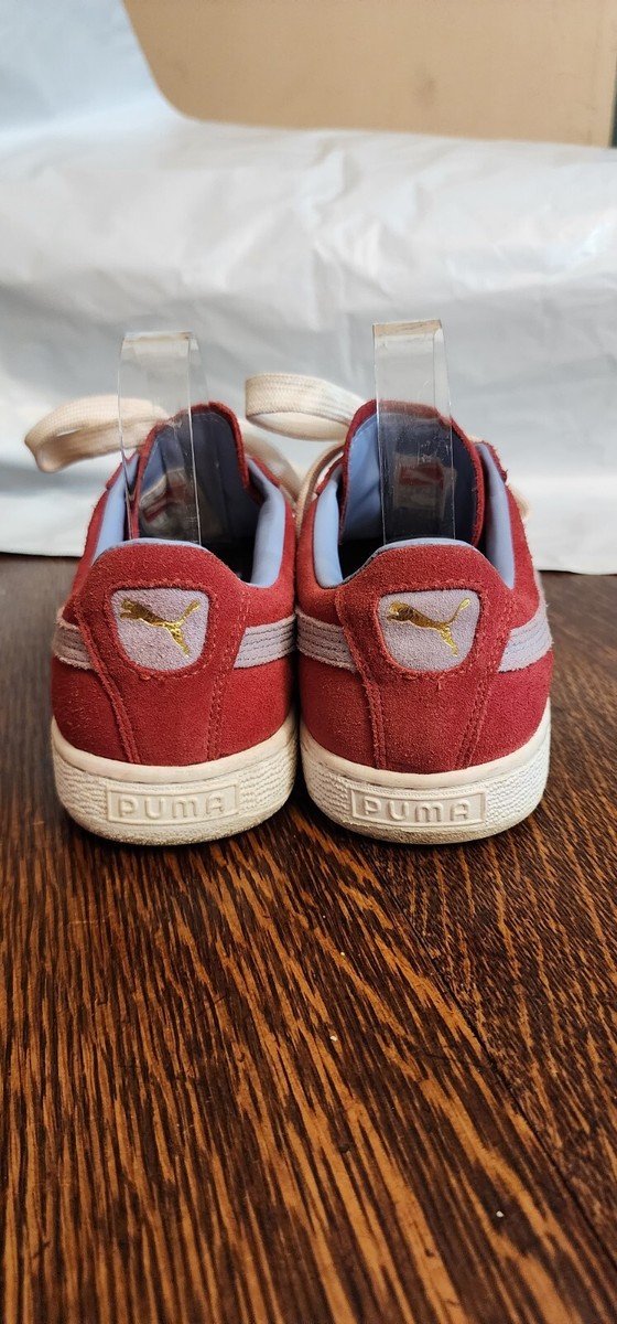 VTG 90's Puma Red Suede Low top Sneakers Made in Taiwan Size VTG 90's Puma Red Suede Low top Sneakers Made in Taiwan Size