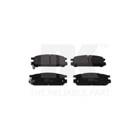 Bremsbelagsatz, Scheibenbremse NK 224408 FüR Subaru, Hinterachse