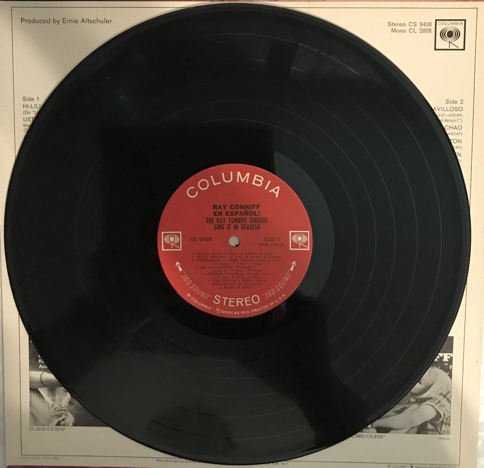 Ray Conniff En Espanol! Vinyl Album 1967 - Image 3 of 4