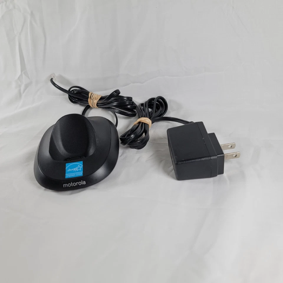 REEMPLAZO DE BASE DE TELÉFONO RESIDENCIAL INALÁMBRICO DIGITAL MOTOROLA DECT 6.0 GENUINO C1001LX Foto 2 de 4