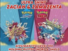   Shiny Zacian  Zamazenta  Pokemon Sword/Shield 6IV