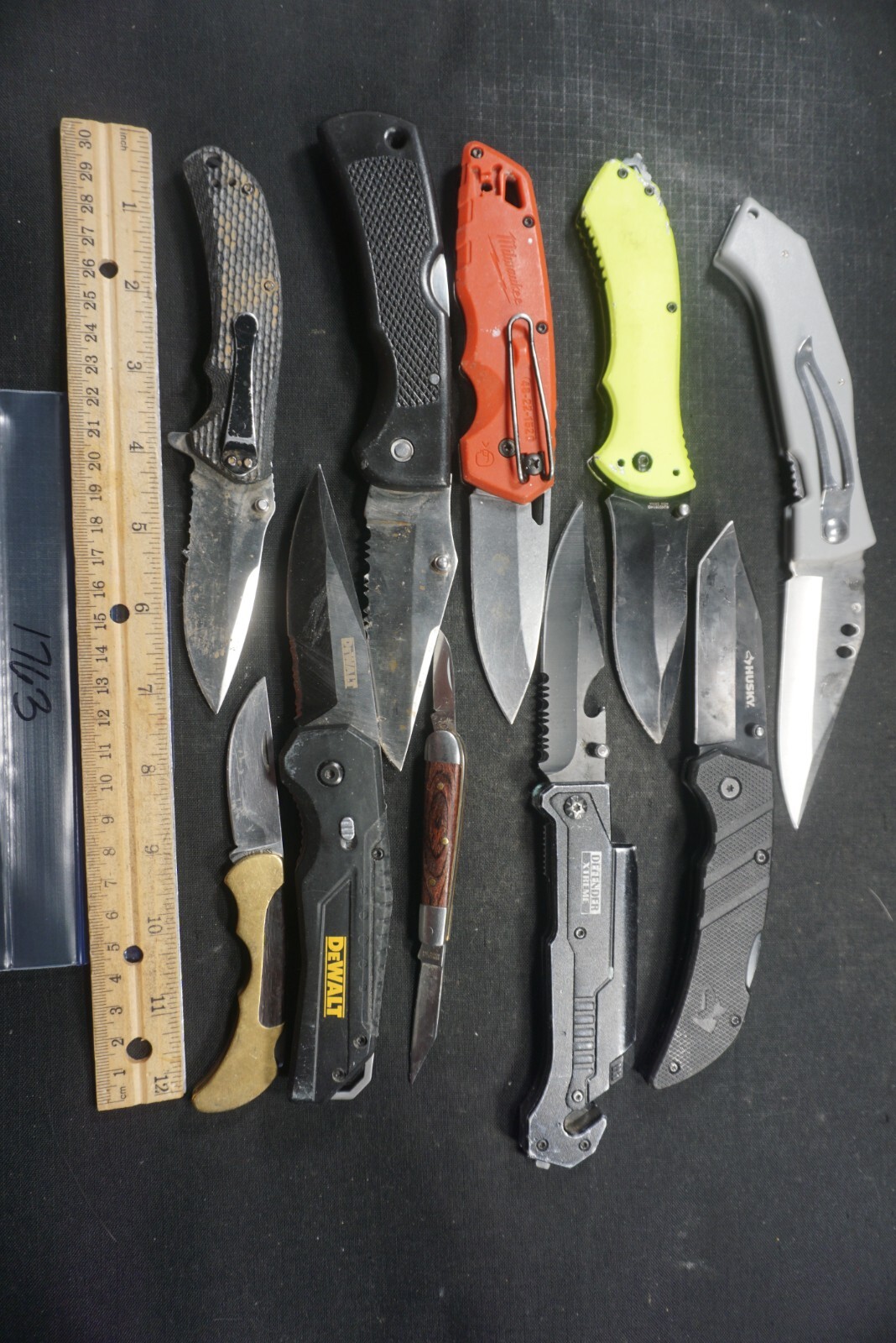 1763 Ten assorted pocket knives eBay