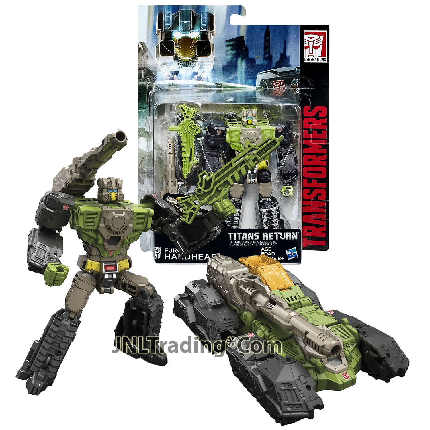 Year 2015 Transformers Titans Return 5.5 Inch Figure - FUROS & HARDHEAD (Tank)