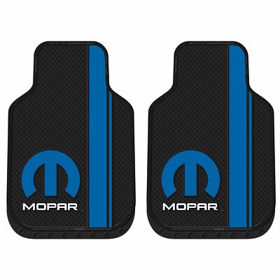 MOPAR Licensed Rubber 2 Front Floors Mats Heavy Duty Universal SET BEST GIFT