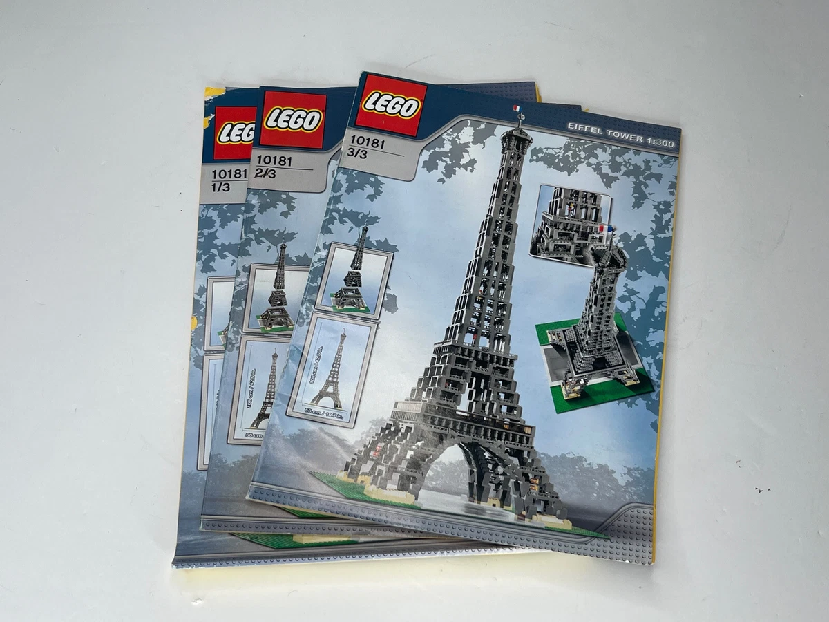 LEGO EIFFEL TOWER 10181 INSTRUCTION MANUALS |