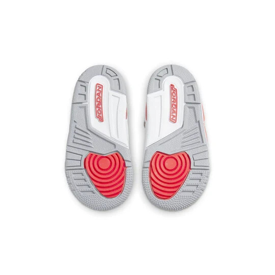 JORDAN 3 RETRO 'FIRE RED' (TD) TODDLER SIZE - 8 C STYLE #DM0968-160
