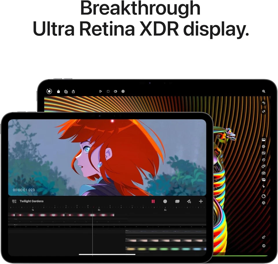 Apple iPad Pro 2024 13-inch Wi-Fi + Cellular 256GB - M4 Chip - Black - Excellent - Image 2 of 2