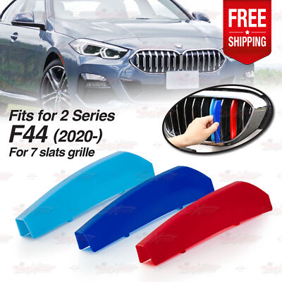 M-Sport 7 Leiste 3 Streifen Clip Nieren Grill ABDECKUNG Für BMW F44 Gran 2020-
