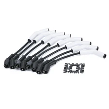 For LS GM Gen LS3 LS4 LS7 8mm Spark Plug Wires High Temp Ceramic 45 Degree Ends