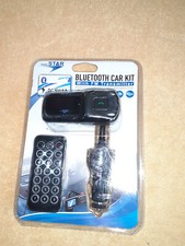 Bluetooth Car Kit with Charger and Aux-in, Support USB Disk and Micro SD Card