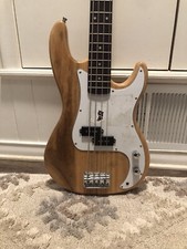 Glarry 4 Strings Burning Fire Electric Bass Guitar Right Handed