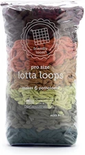 Friendly Loom | Lotta Loops - 10” Pro-Sized Earthtone Themed Potholder Weaving L