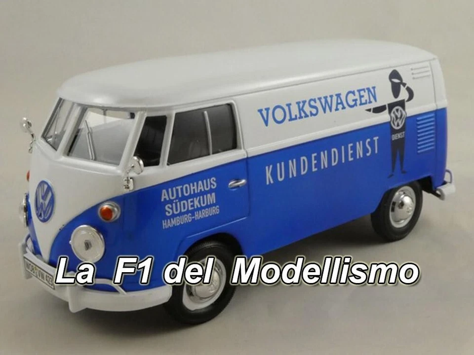 Motor Max Volkswagen Type 2 T1 delivery van KUNDENDIENST 1962 1/24 79573 - Immagine 2 di 3