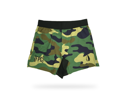 FPC Woodland M81 Camo LG Workout Shorts 
