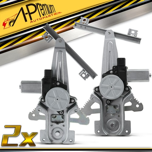2x Rear Left & Right Window Regulator w/Motor for Mitsubishi Outlander