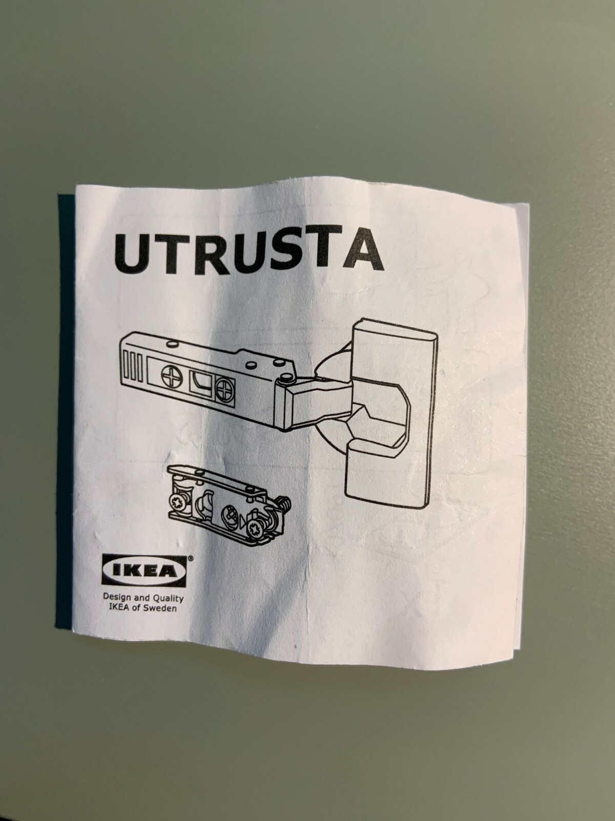 UTRUSTA CERNIERE IKEA 125° Armadio Metodo Cucina Originale Nuovo - Foto 14