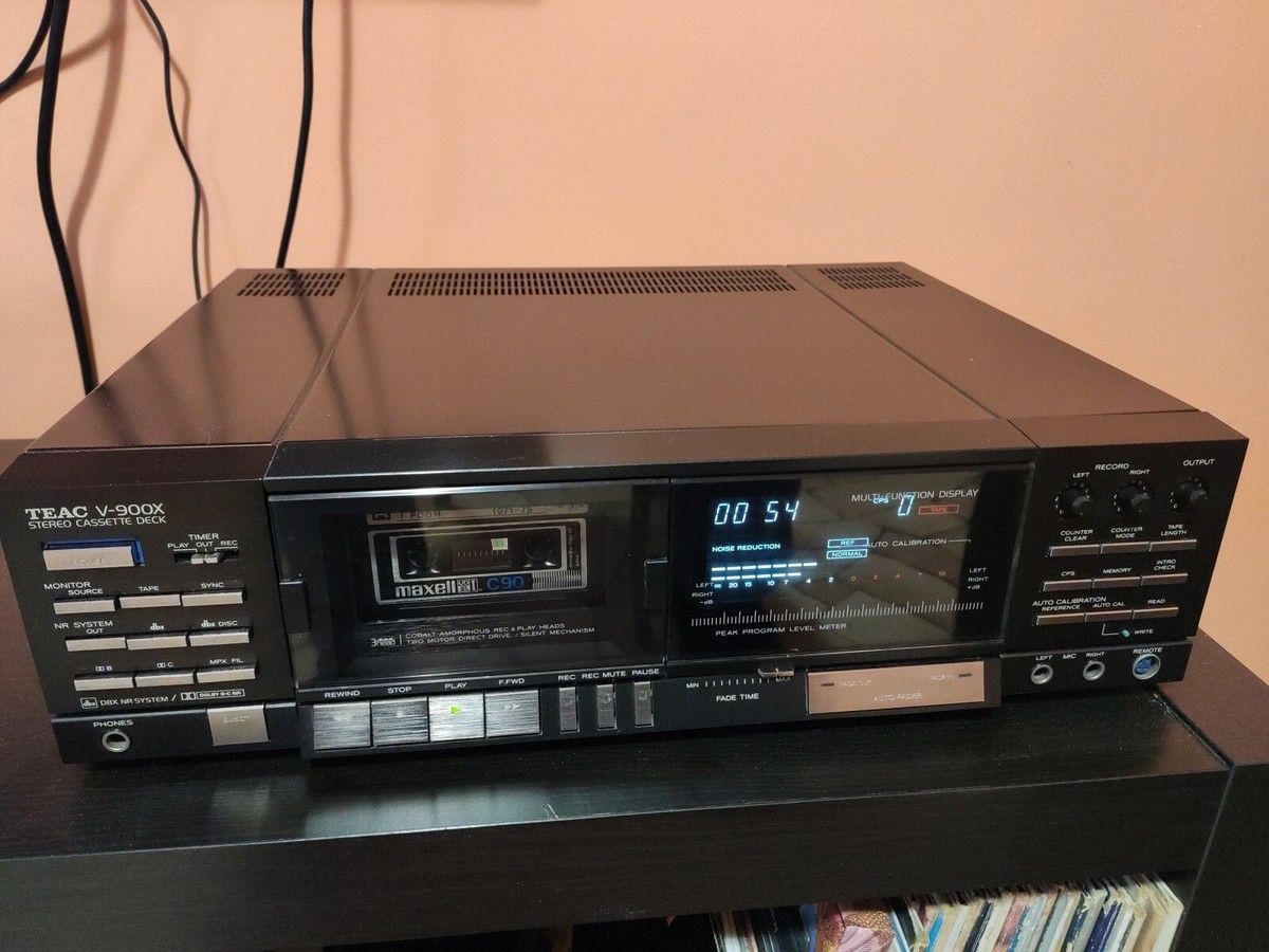 TEAC V-900X STEREO CASSETTE DECK ステレオ カセット デッキ 通電OK 