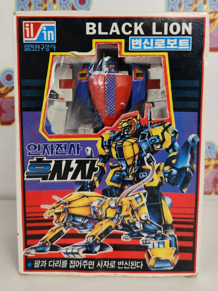 Black Lion Robot Transformers Ko Bootleg 90S Golion Voltron Vintage New