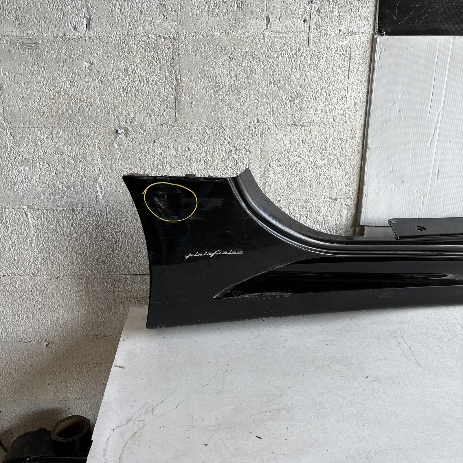 08-14 FERRARI CALIFORNIA RIGHT RH PASSENGER SIDE SKIRT ROCKER MOLD #2275