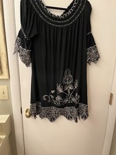 Urban Mango Large Black Beaded Dress