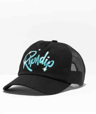 RIPNDIP Sprinkles Trucker Baseball Cap Hat Black NWT NEW Skate Surf Streetwear