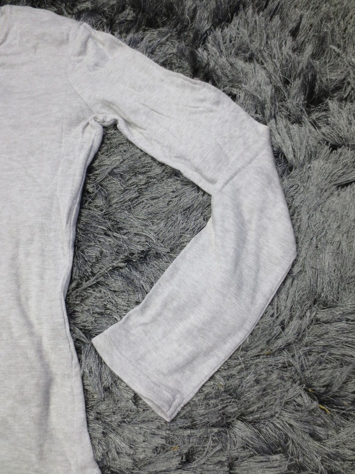 Zara Womens Shirt Small Beige Tan Long Sleeve Stretch Logo Casual eBay