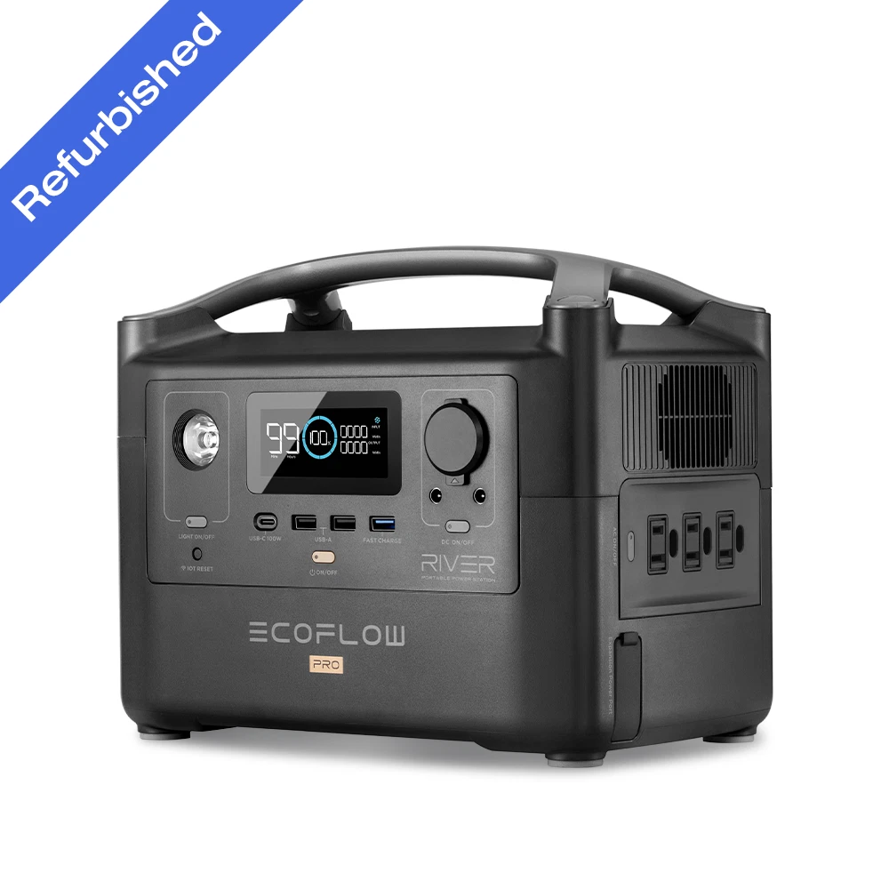 EcoFlow RIVER Pro Portable Power Station 720Wh Generator Certified