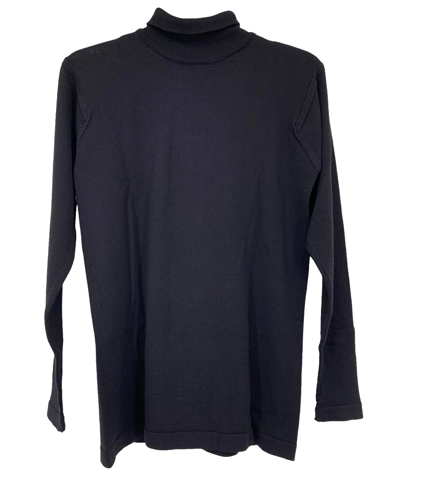 Suéteres sólido negro Classiques Entier para Mujeres