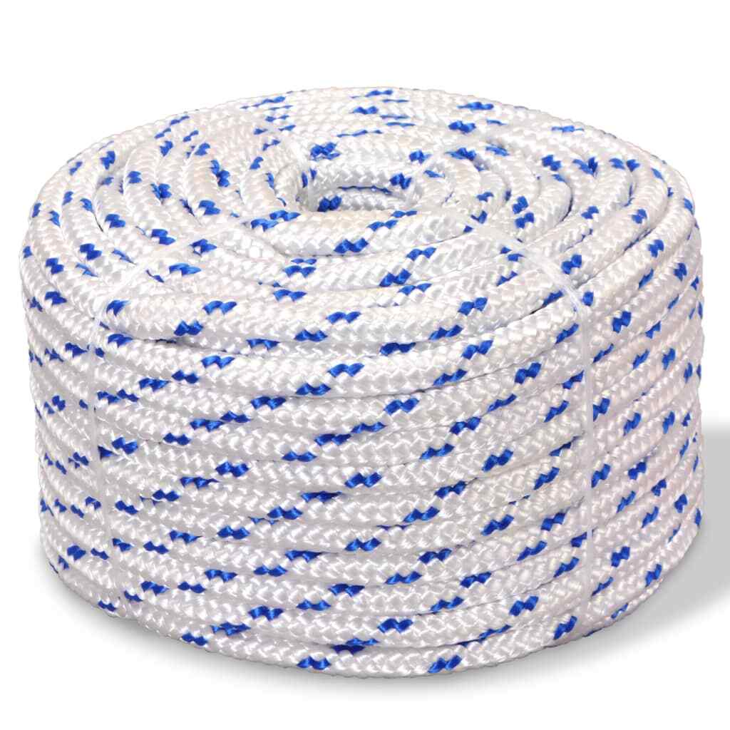 vidaXL Marine Rope Polypropylene 12 mm 250 m White