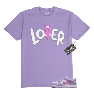 Dunk Lilac Bloom Pink Beyond Hydrangeas Lavender White T Shirt to Match LOVER