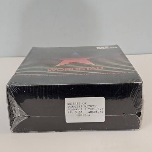 RARE Vintage Software WORDSTAR - MicroPro / NEW OLD STOCK Sealed Box / DOS / CPM - Picture 3 of 7