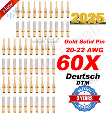 [60x] for DT Style Terminal 20-22 AWG Gold Solid Pin 04622012031 04622022031