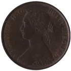 1862 Victoria Half Penny — photo from another recent sale