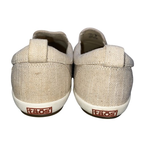 Taos Dandy slip on sneaker shoes tan neutral women’s 9 comfort support beachy - Imagen 5 de 11