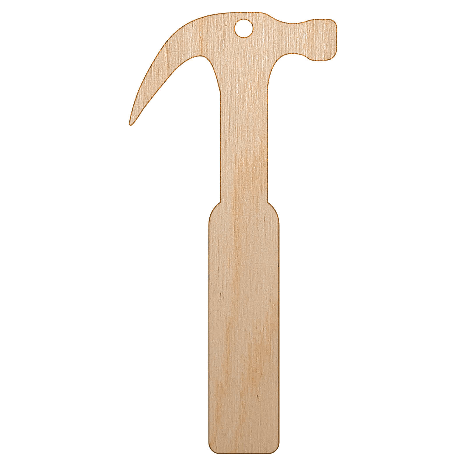 Hammer Tool Unfinished Craft Wood Holiday Christmas Tree DIY Ornament