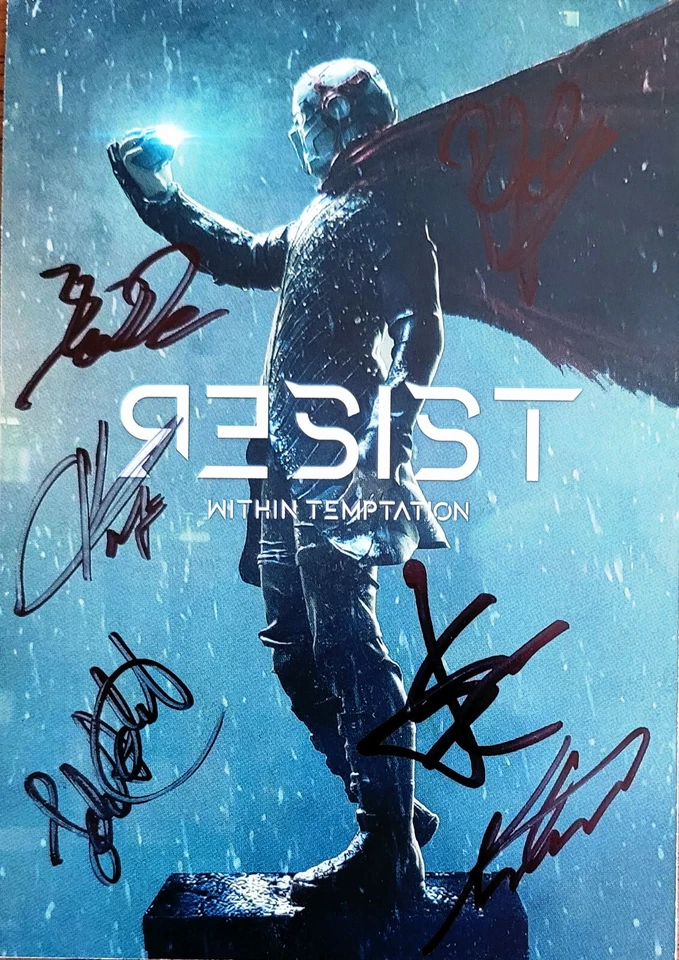 WITHIN TEMPTATION Resist SIGNED CD *New/Sealed* Autographed Sharon den Adel +5 - Image 2 of 4