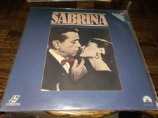 Sabrina Laserdisc Humphrey Bogart Audrey Hepburnrn William Holden