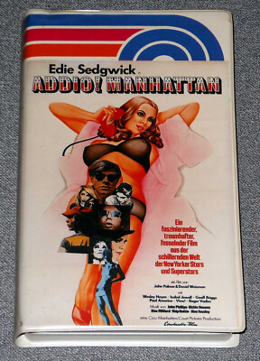 Addio! Manhattan (Edie Sedgwick / Wesley Hayes / Isabel Jewell) - VHS Rarität