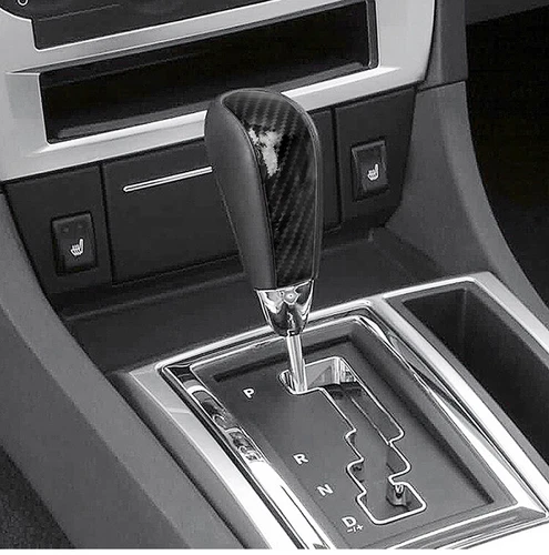 Carbon Center Gear Shifter Knob Cover Trim for Dodge Charger/Chrysler 300C 04-10 - Picture 5 of 16