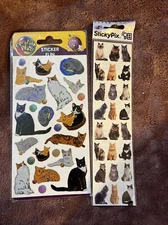 Paper House Sticky Pix Stickers Kittens Cats Kitty 1 Sheet Creative Play Sticker