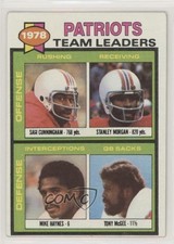 1979 Topps Team Leaders Sam Cunningham Stanley Morgan Mike Haynes ) #76 HOF 0l4h