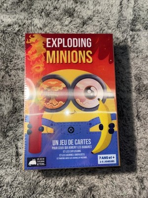Exploding Minions Card Game by Exploding Kittens - New and Sealed Canada French