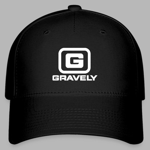 Gravely Tractor Black Hat Adjustable Baseball Cap