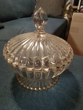 Jeanette Glass Candy Dish 