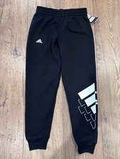 NWT Adidas Black Joggers Children's Size Small 7/8
