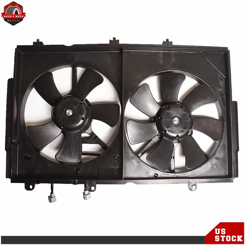 Conjunto de ventilador de refrigeración del radiador para Mitsubishi Outlander 2003-2006 2,4 L l4 620365 Foto 3 de 4