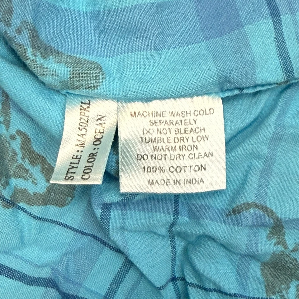 Barn Fly Para Hombre Talla Grande Estilo Occidental Abotonable Manga Larga 100% Algodón Foto 3 de 4