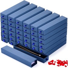 36 Pcs Jewelry Gift Boxes for Necklace Sliding Drawer Necklace Box to Display...