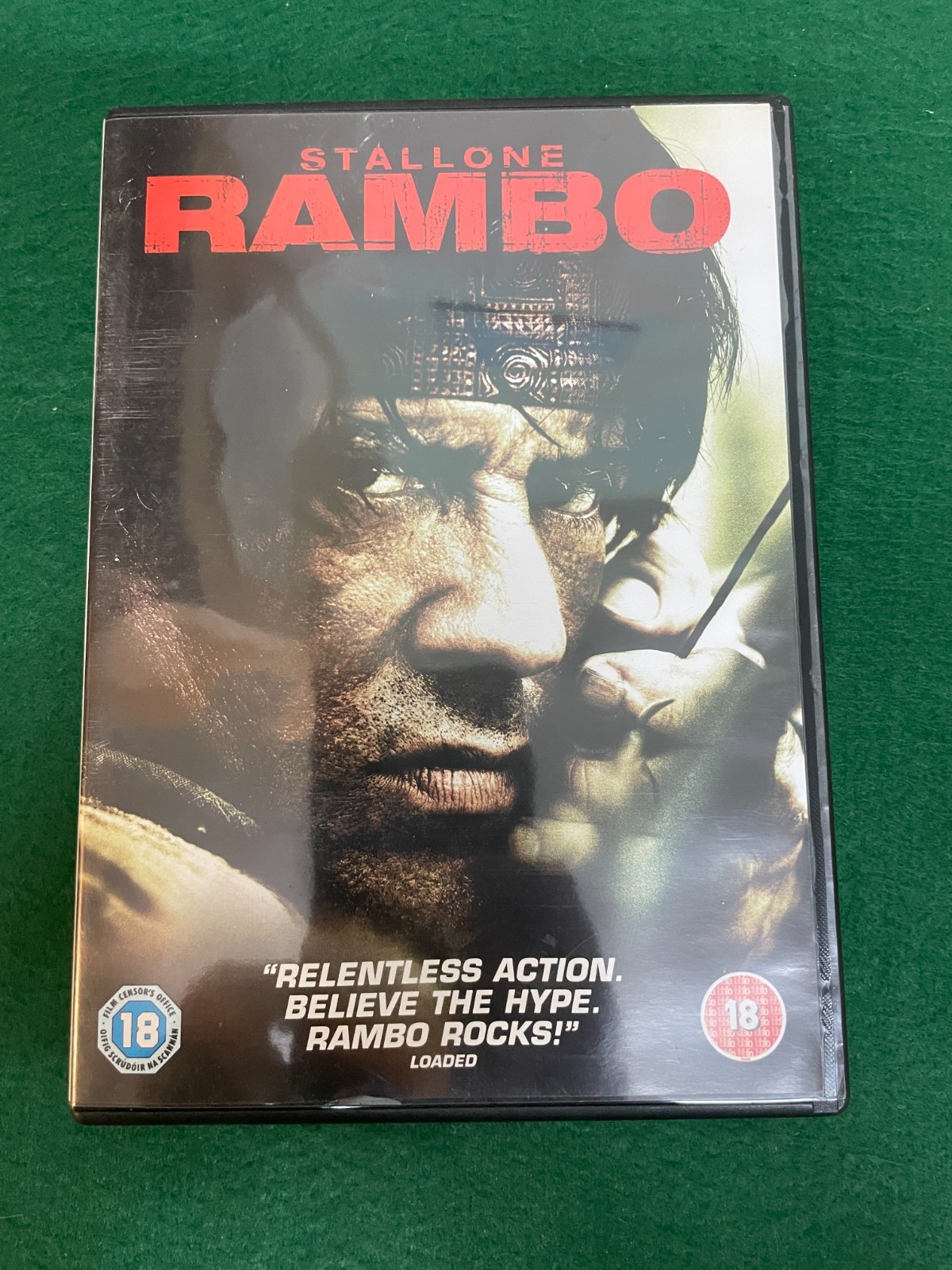 STALLONE RAMBO 18 DVD GOOD CONDITION